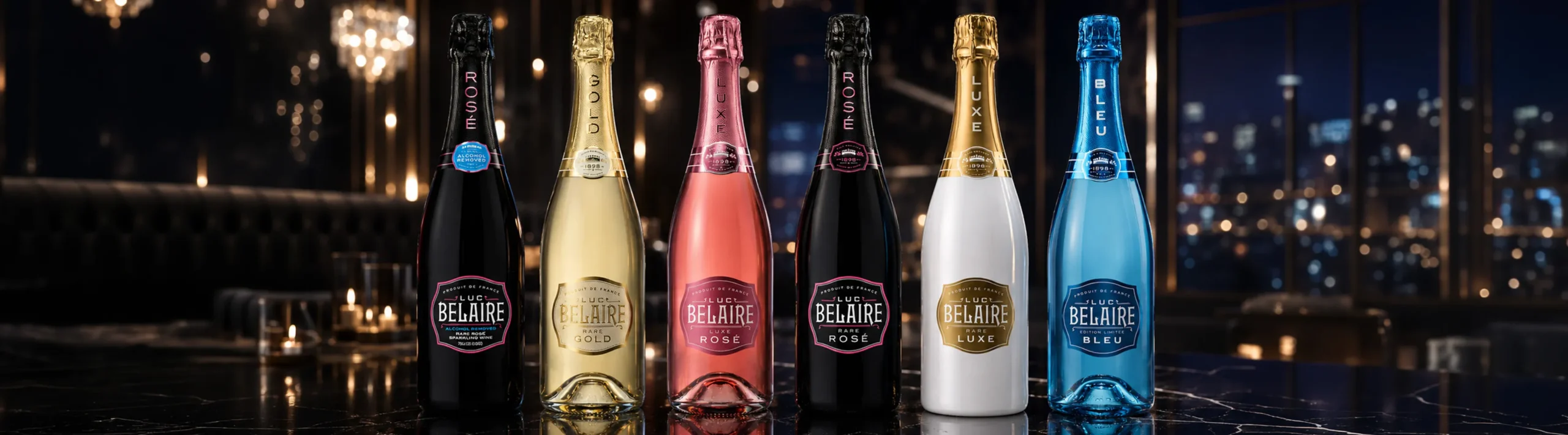 The Luc Belaire Sparkling Wine Family
